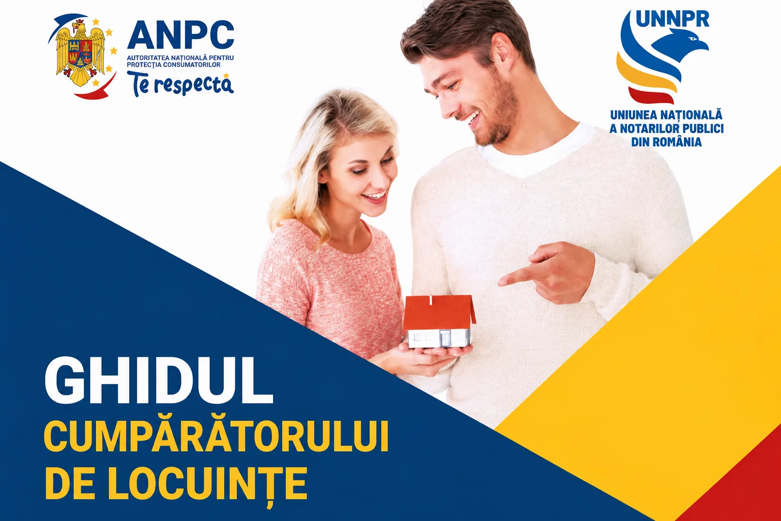 Coperta „Ghidul cumpărătorului de locuințe”, UNNPR și ANPC